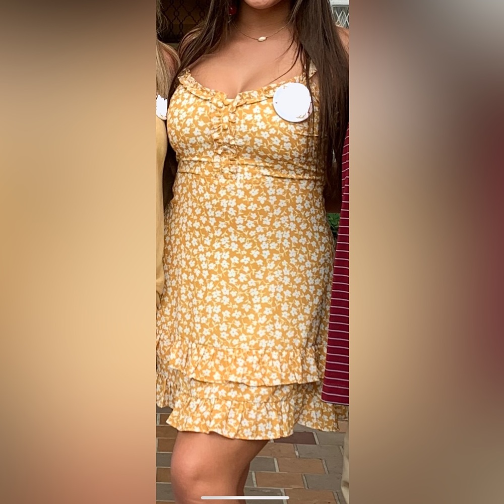 Yellow Flower Sundress
